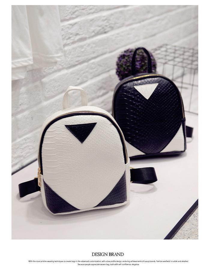 Tas Backpack Branded Wanita Cantik Berkelas tas ransel kecil buaya Korean fashion crocodile simple backpack bta103