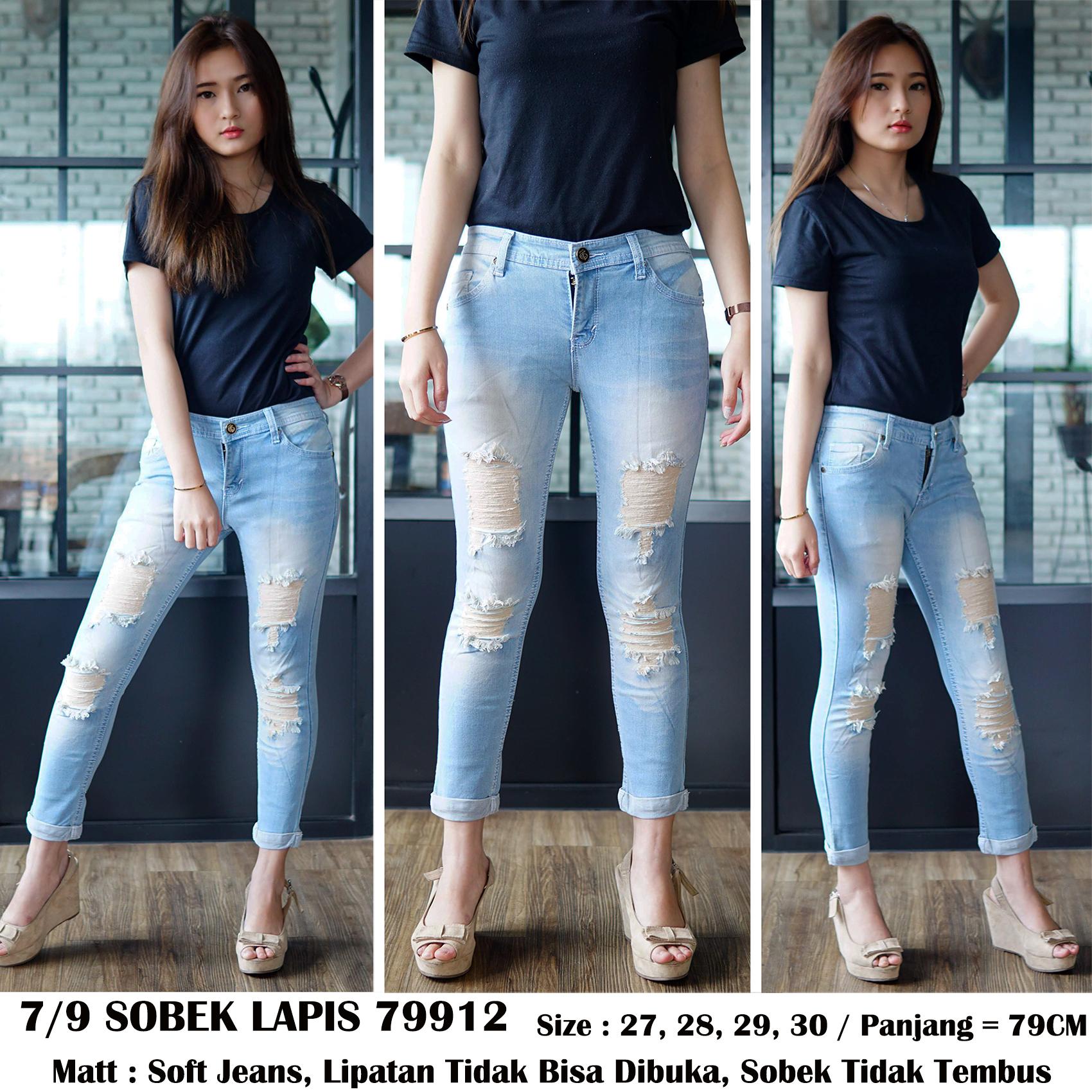 Kelebihan Rumah Jeans Celana Jeans Ripped Wanita 7per9 Jeans Sobek Detail Gambar Rumah Jeans Celana Jeans Ripped Wanita 7per9 Jeans Sobek Lapis Jeans Sobek Cewek Terbaru