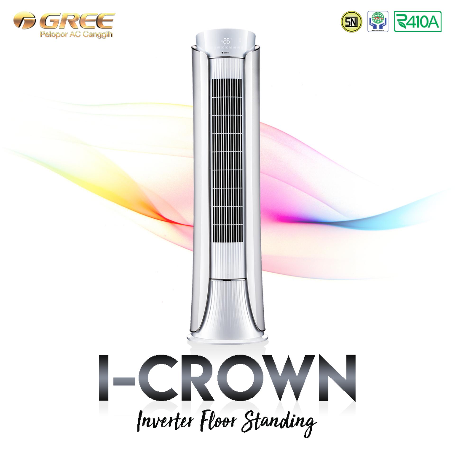AC GREE GVH-24ICR FLOOR STANDING INVENTER (3PK) UNIT ONLY