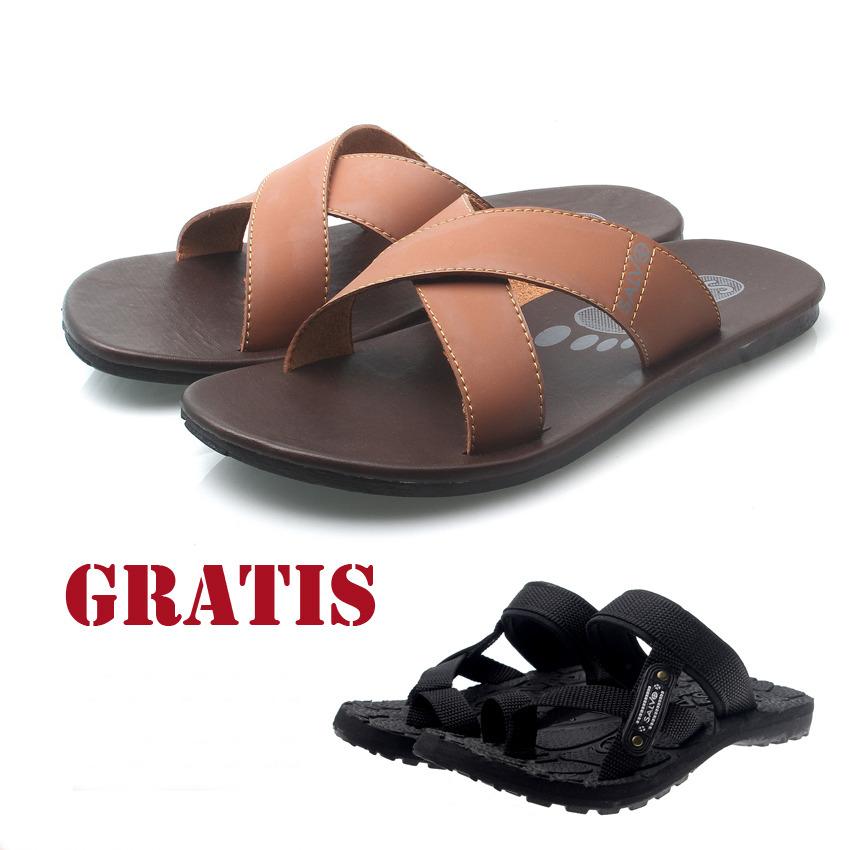 Salvo / fashion pria / sandal / sandal flat / sandal pria / sandal gunung / sendal / sendal pria / sendal gunung / sandal pria kasual / sandal pria casual / sandal pria murah S02 GRATISSG01