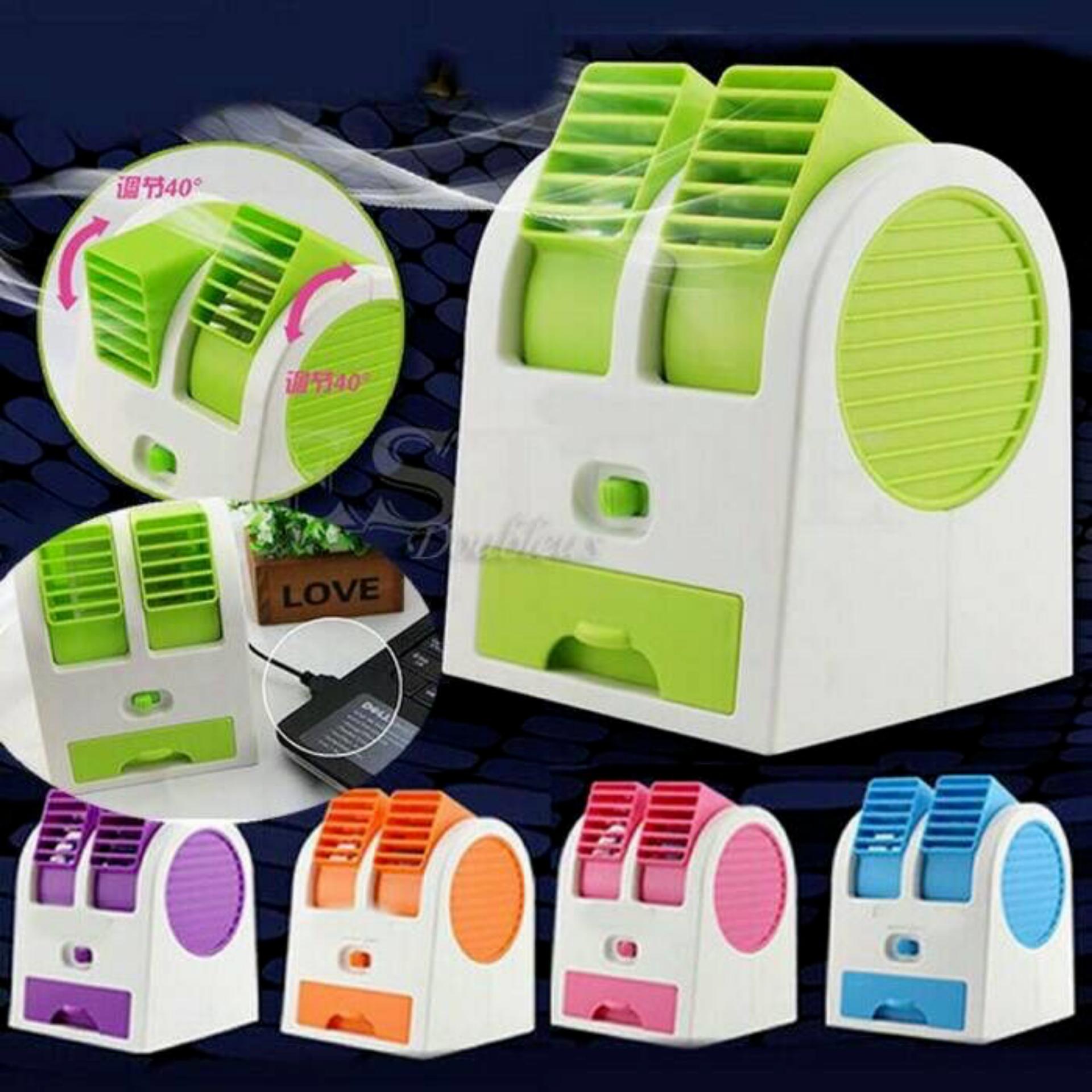 promo AC MINI PORTABLE NEW GENERATION 2FAN original