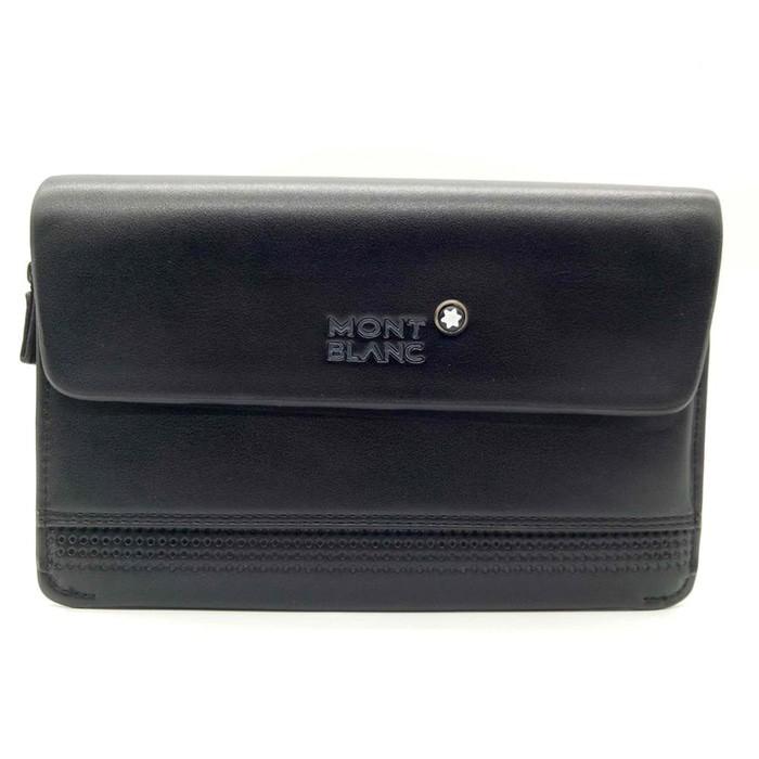 Handbag Tas Tangan Pria Mont Blanc Kulit Asli Import Premium Quality - X2horn