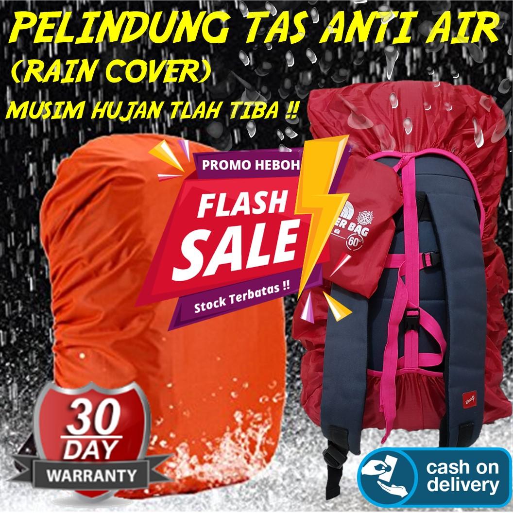 ... Rain Cover Bag Jas Hujan Tas Bag Cover Rain Coat Outdoor Sarung Pelindung Tas Punggung Backpack