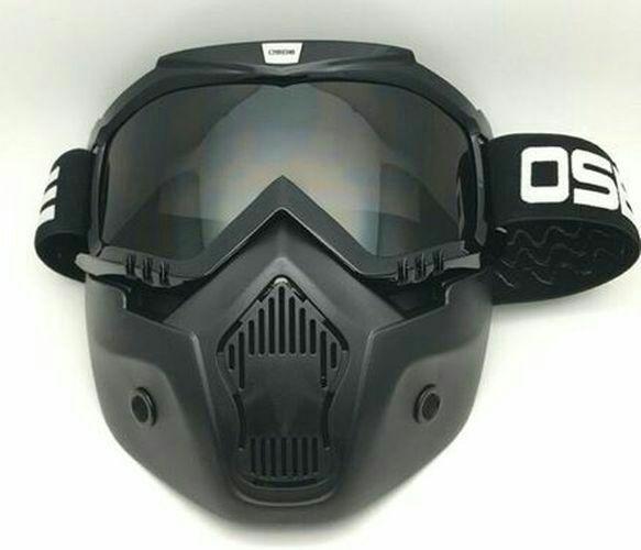 Kacamata Goggle OSBE Alien Mask Modular | Google Masker Topeng Riben Smoke