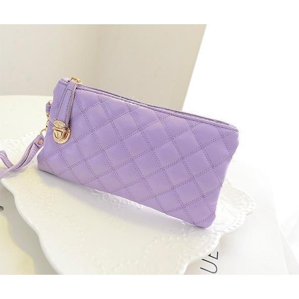 Nasieka Tas kecil korea Tali gelang Hitam Biru Putih / mini bag clutch