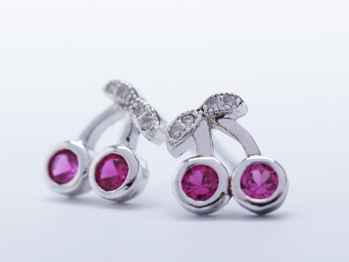 Anting Perak EMAS PUTIH ASLI KOREA - EAR 044 (Garansi 6 Bulan)