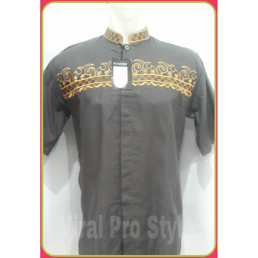 Viral Pro - Baju Muslim - Kemeja Muslim - Hem Muslimin - Baju Takwa - Baju Koko - Atasan Pria - Kemeja Muslim Cowok - Baju Muslim Pria - Baju Koko Pria - Viral Guido