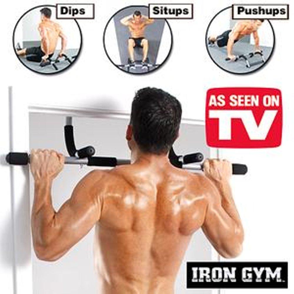 Iron Gym Alat Fitnes Pull Up Alat Olahraga Angkat Badan