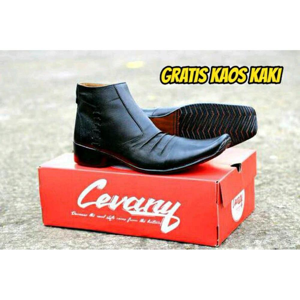 Sepatu Pantofel Cevany Original Pria Kulit Asli - Sepatu Formal Kerja Pria - Sepatu Branded