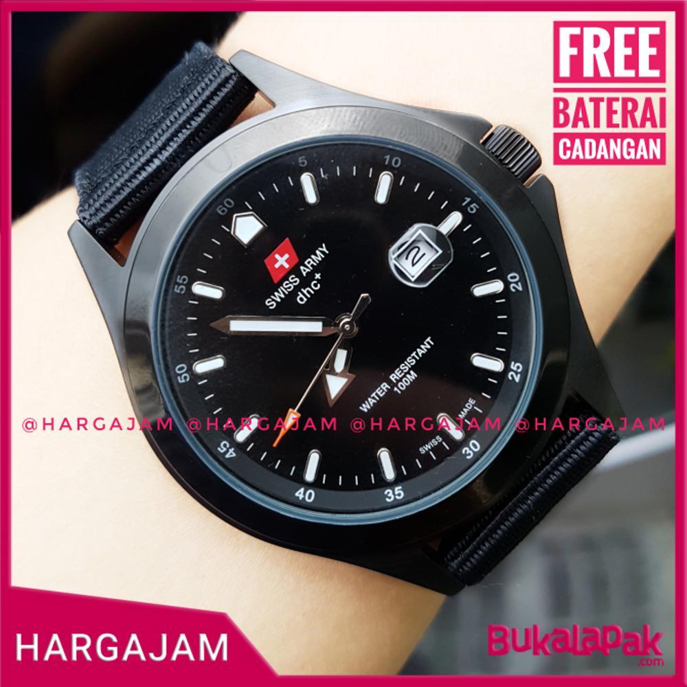 Jam Tangan Original Swiss Army SA2006 Black Hitam Kanvas (Hargajam Ori Anti Air)