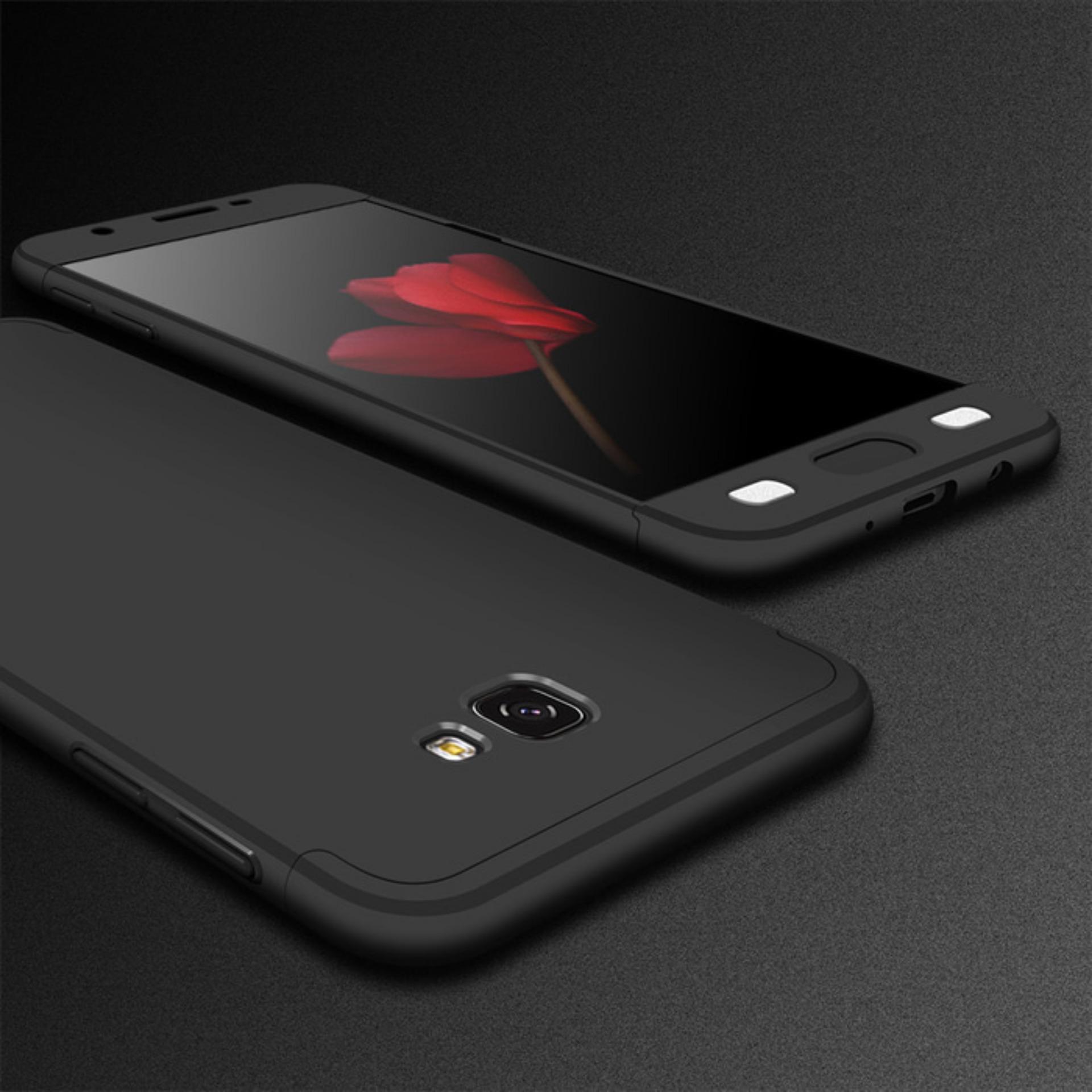 360 Protection Slim Matte Case Untuk Samsung A5 2017 / A520 - Hitam