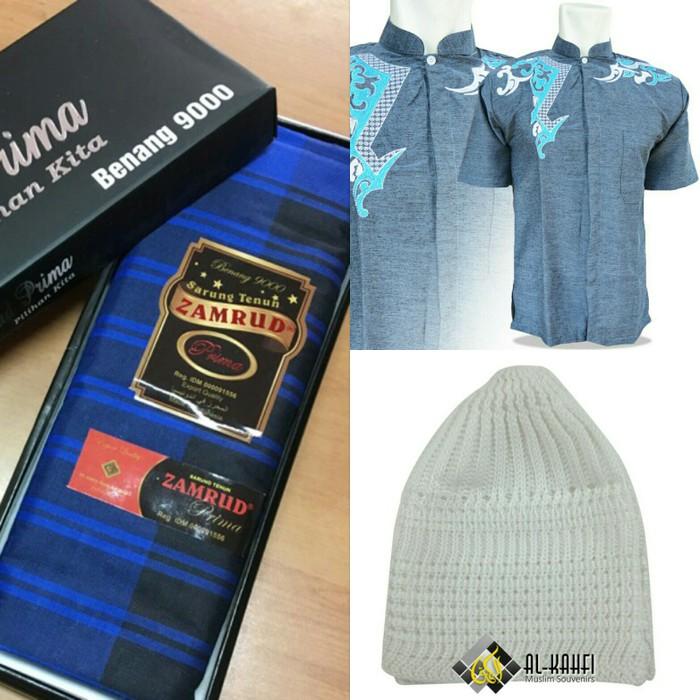 BAJUKOKO PAKET RAMADHAN MURAH BAJU KOKO + KAIN SARUNG + PECI RAJUT - Uy5fqc