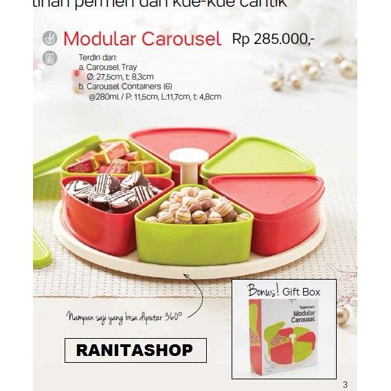 Tupperware Modular Carousel - Tempat Snack