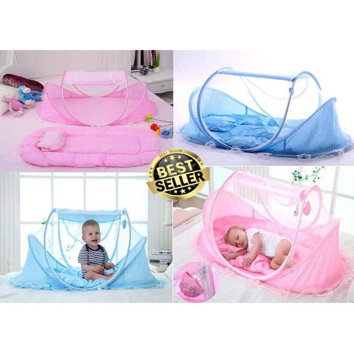 Kelambu Bayi KL09 Music Series 3in1 Dengan Kasur Dan Bantal