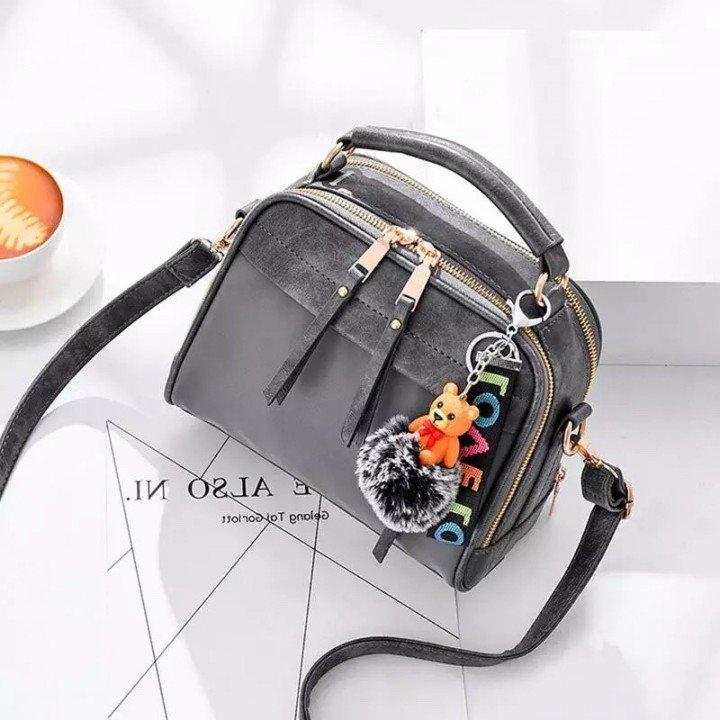 TAS FASHION TERBARU 2018 HITS READY 2 PILIHAN WARNA TRENDY BLACK DAN GREY