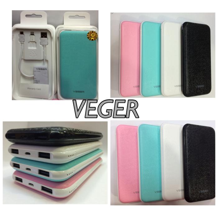 Detail Gambar Powerbank VEGER V16 25000Mah Slim Original By Veger Terbaru