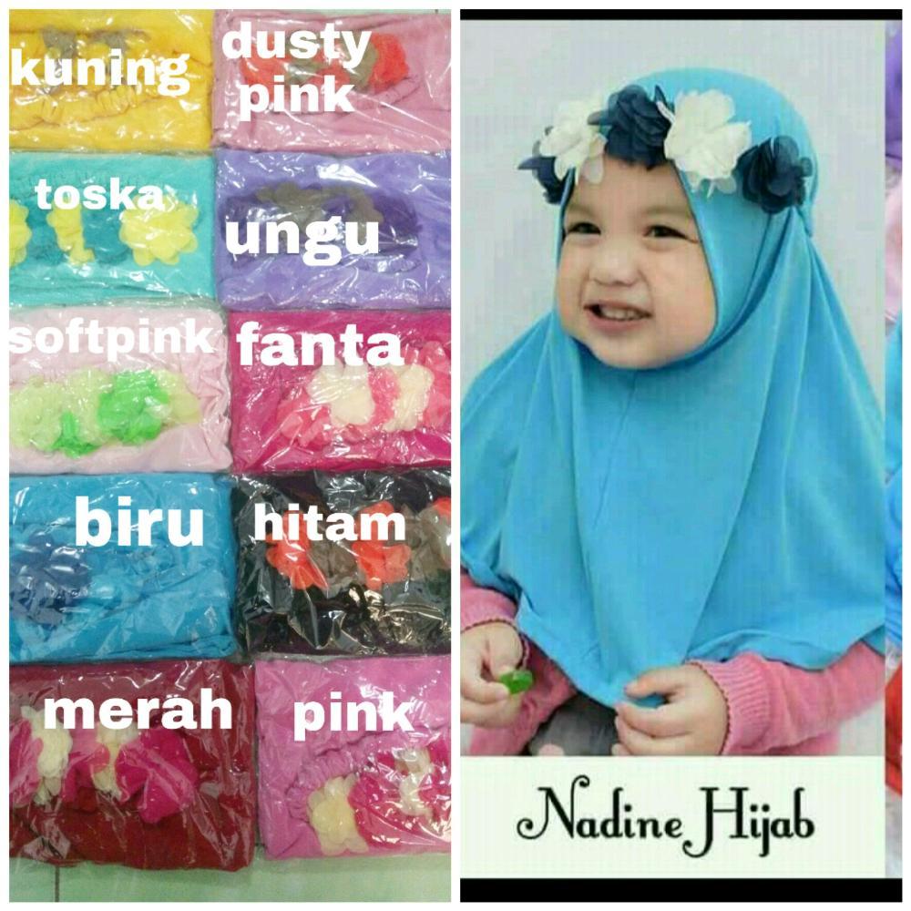 jilbab bayi bando nadine- jilbab anak 0-4 tahun - hijab bayi- kerudung bayi dan anak- khimar anak- di lapak AF ONLINE 19yuniarti