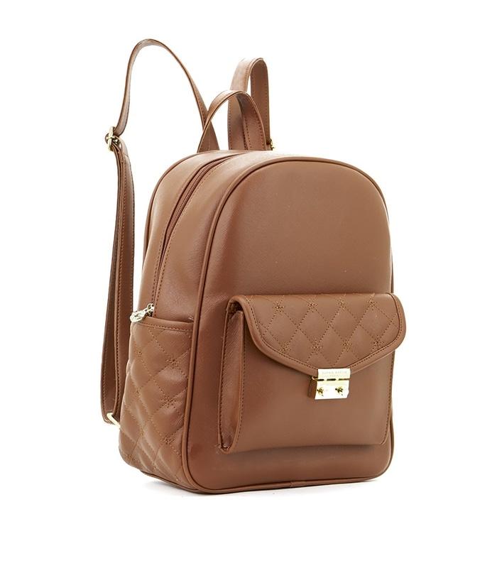 TAS RANSEL WANITA SOPHIE MARTIN KULIT COKLAT AMBLARD T4048B7 BACKPAC A