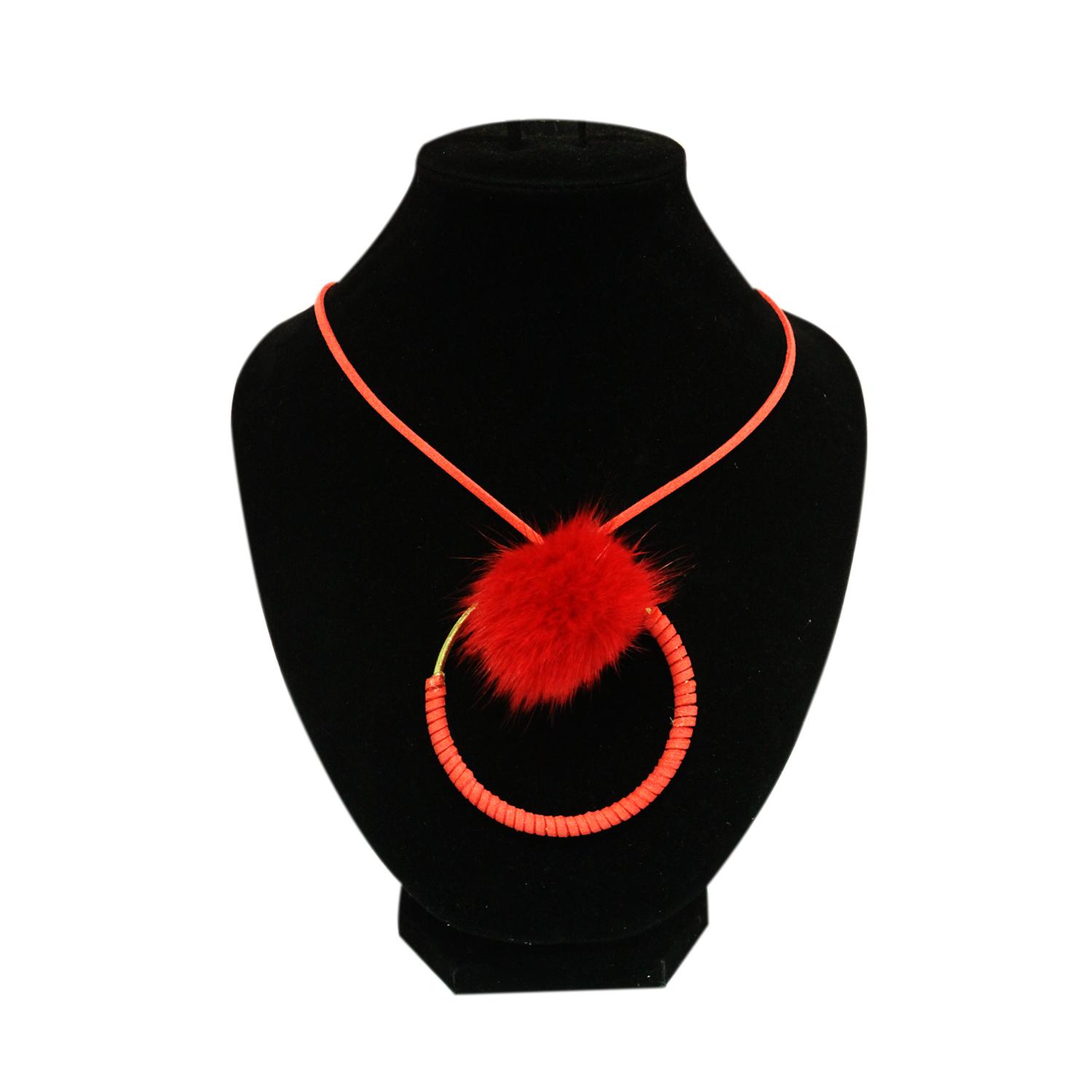 KW1768-KALUNG RFE LINGKAR KAIN LILIT POM POM .SHN 51