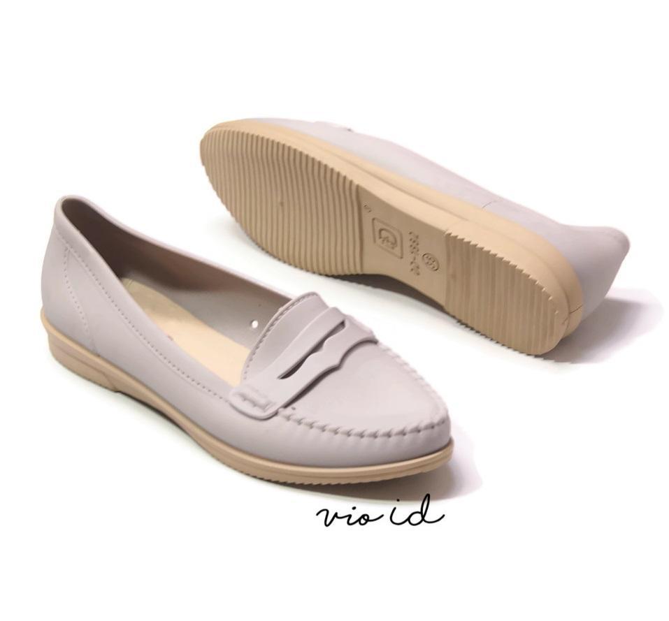 Detail Gambar Flat Shoes Cewek Bara - Sepatu Formal Jelly DD1882 Warna Dikirim Random Terbaru