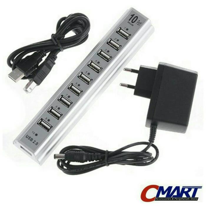 GRC HB-UB210PAD : 10ports USB 2.0 High Speed Hub + Adaptor