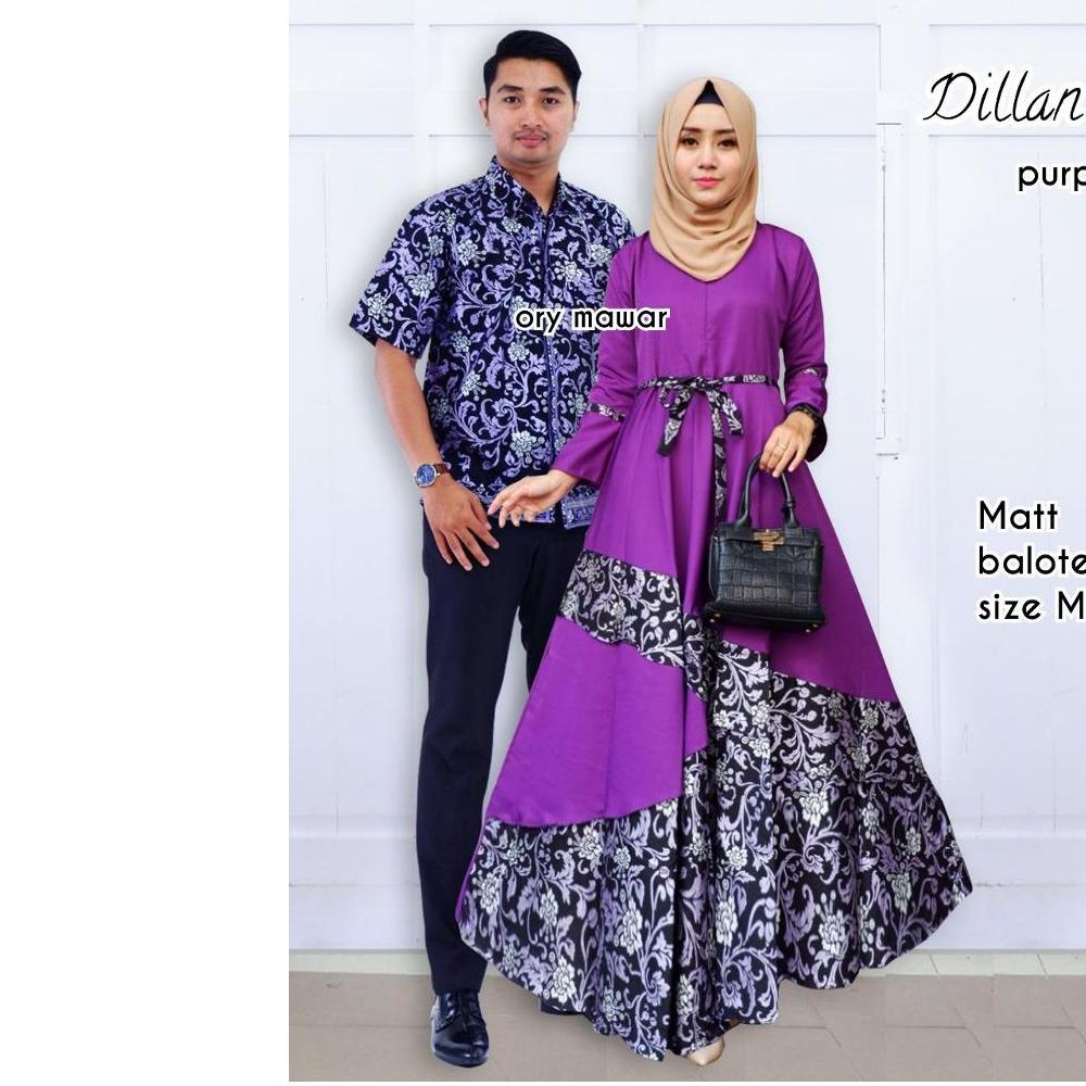 Riuisme - Couple Gamis / Baju Kondangan / Baju Batik / Sarimbit Batik 