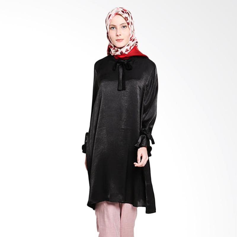 Dauky M Hafna Tunic Muslim Wanita - Black
