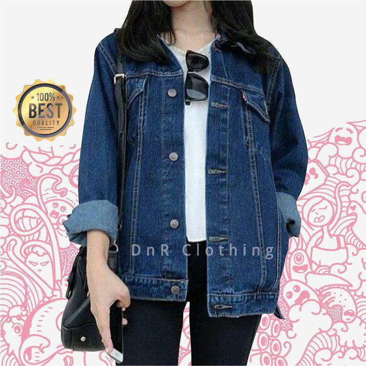 100+ Model Jaket Jeans Wanita Ukuran Besar HD