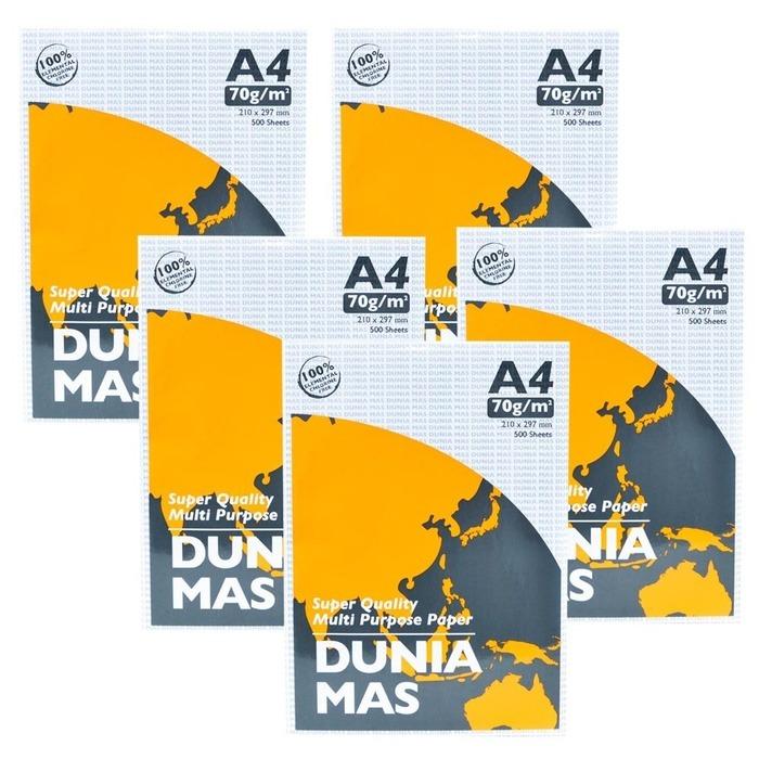 Kertas HVS A4 70gram Dunia Mas DuniaMas duniamas