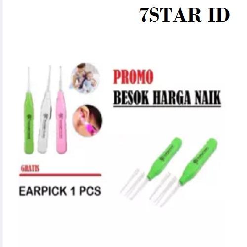 [BUY 1 GET 1 FREE 7STAR] Pembersih Kotoran Telinga Dengan LED - Earpick LED Flashlight - Random Color