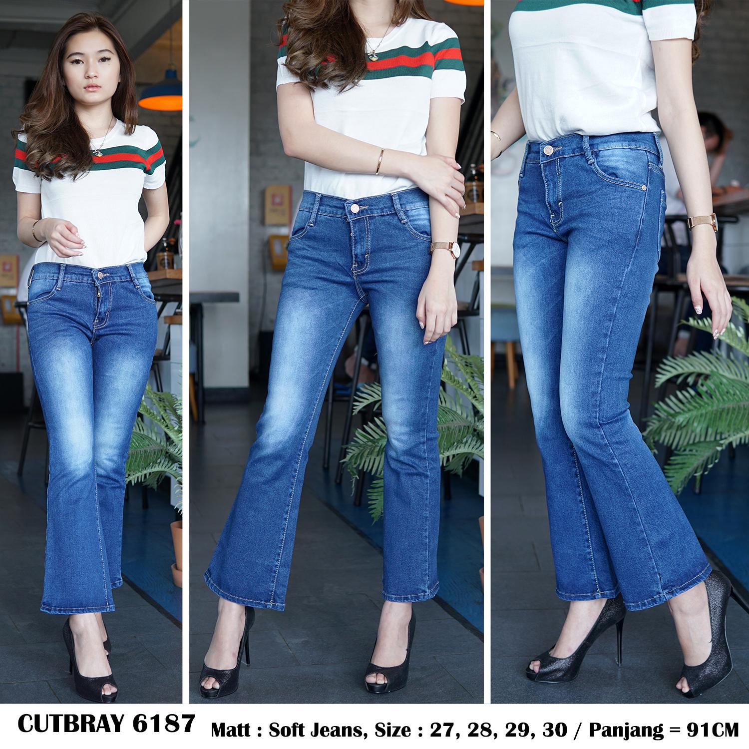 Features Rumah Jeans Celana Jeans Cutbray Wanita Cutbray Jeans 6187 Detail Gambar Rumah Jeans Celana Jeans Cutbray Wanita Cutbray Jeans 6187 Soft Jeans Stretch Terbaru