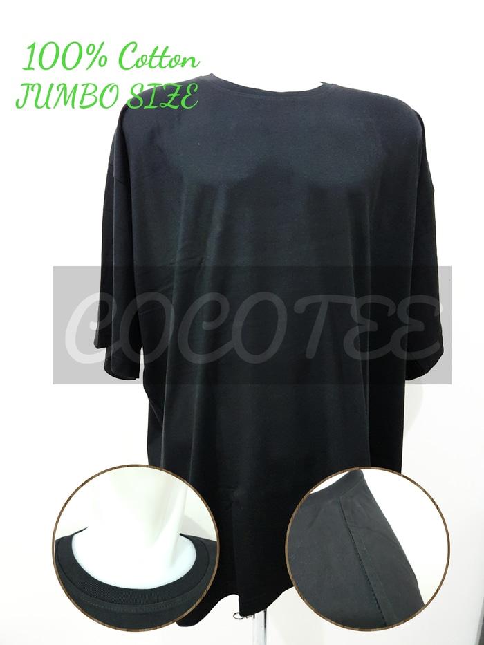 Kaos Polos Jumbo Size / Big Size Katun Combed 30s Size 5XL / XXXXXL