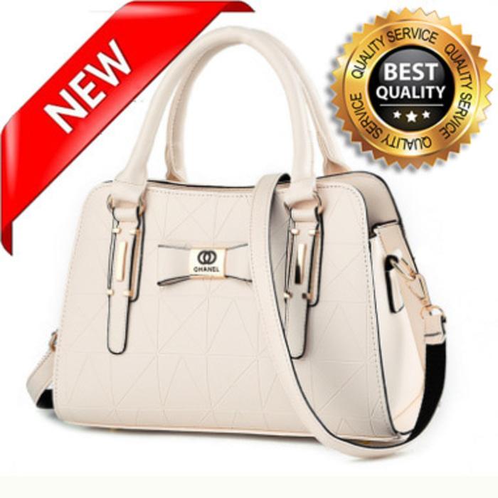 Tas wanita import chanel handbag tas bahu tas selempang 044 putih
