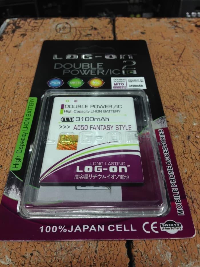 Baterai Battery Batre Mito A550/Fantasy Style Original Log On double power - 2