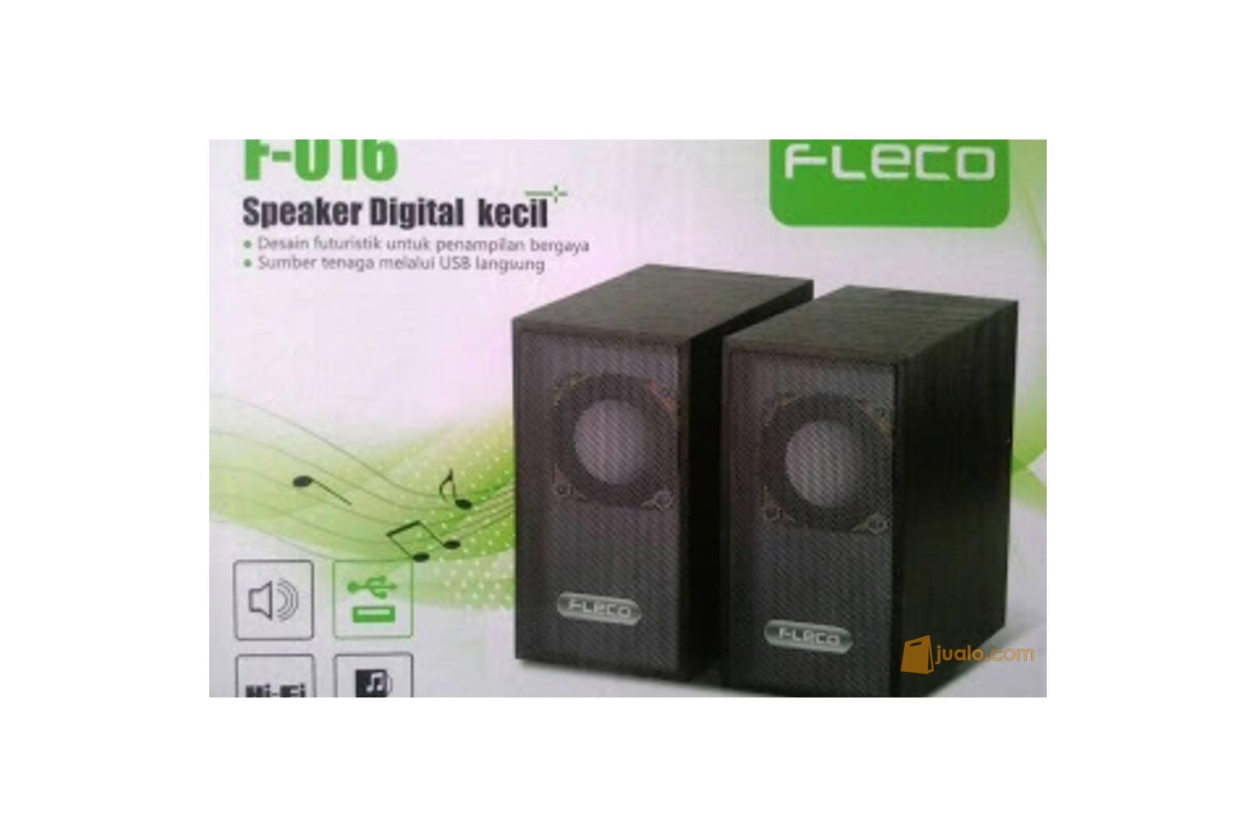 SPEAKER SPEKER FLECO F 016 PORTABLE MODEL KAYU
