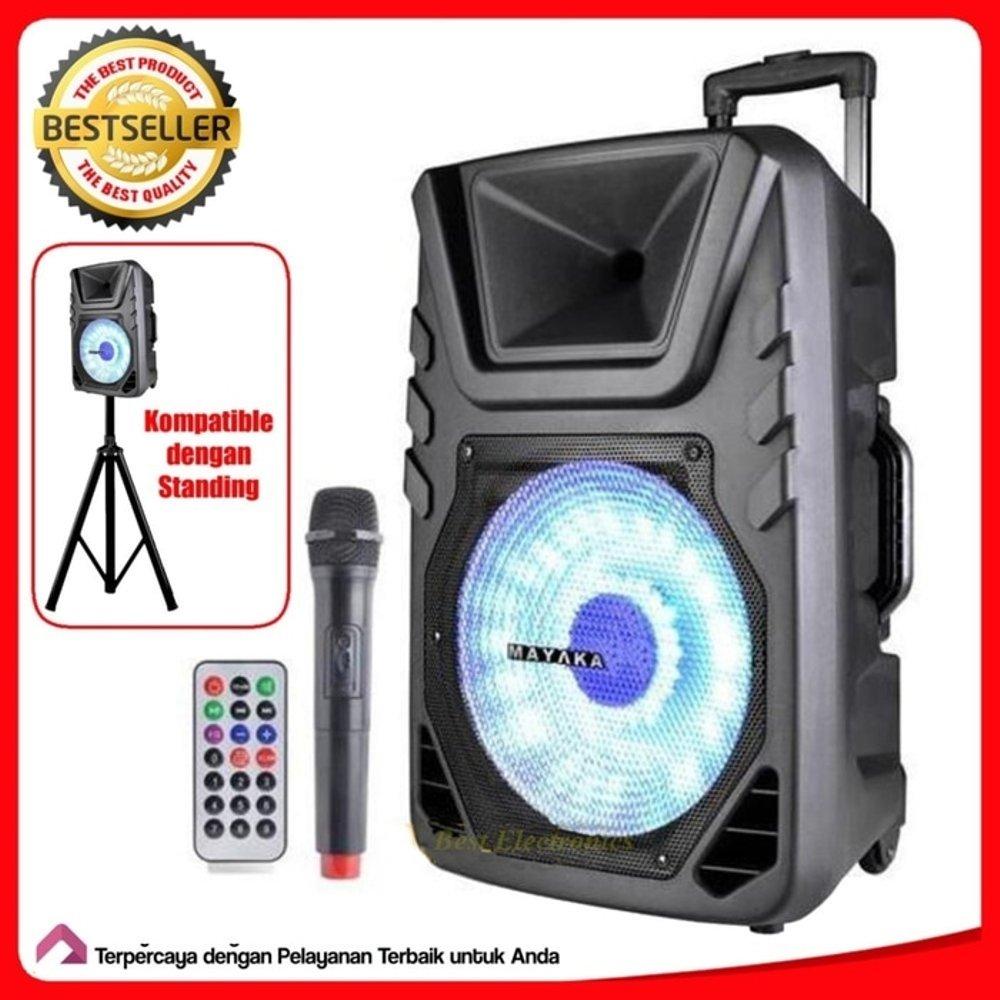 Mayaka Speaker Meeting SPKT-015 AD Multifungsi Speaker 15Inci Ukuran JUMBO Free 2 buah mic
