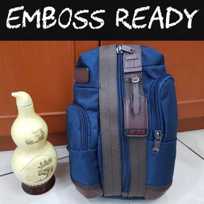 Termurah Tas Tumi Saratoga Slingbag Black Blue Navy