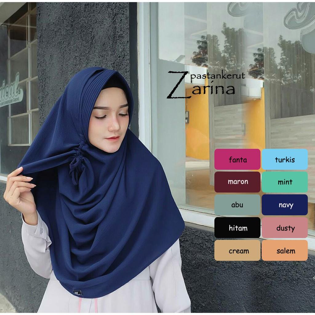 JILBAB INSTAN MURAH PASTAN KERUT ZARINA / PASHMINA INSTAN / VANILLA HIJAB / JILBAB SYARI / GROSIR