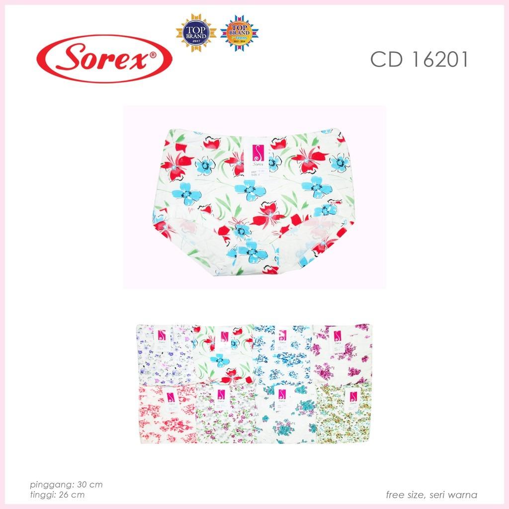 Ezpata Sorex - Isi 6 Pc Celana Dalam Wanita Free Size Jumbo Bunga - Random