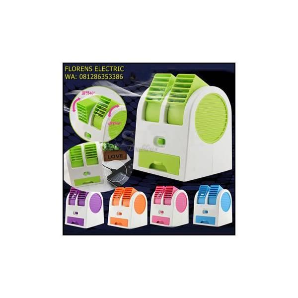 Double Fan Fragrance Ac Duduk Gen2 New Handheld Air Conditioner Kipas