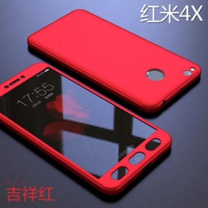 Hardcase Case 360 Xiaomi Redmi 4X Full body Free Tempered Glass