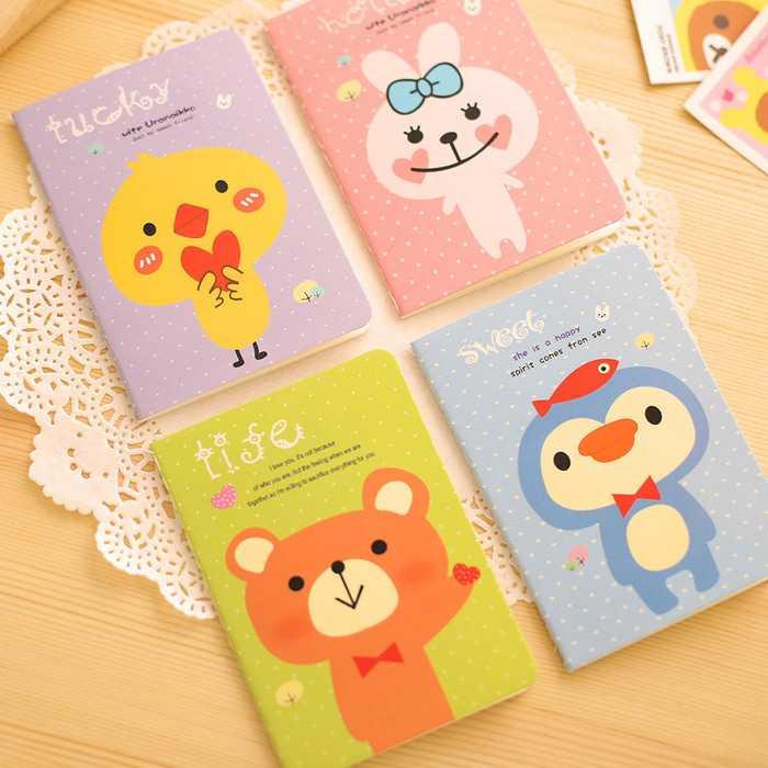 BEST SELLER buku catatan small animal cartoon notebook sno037 HARGA TERMURAH