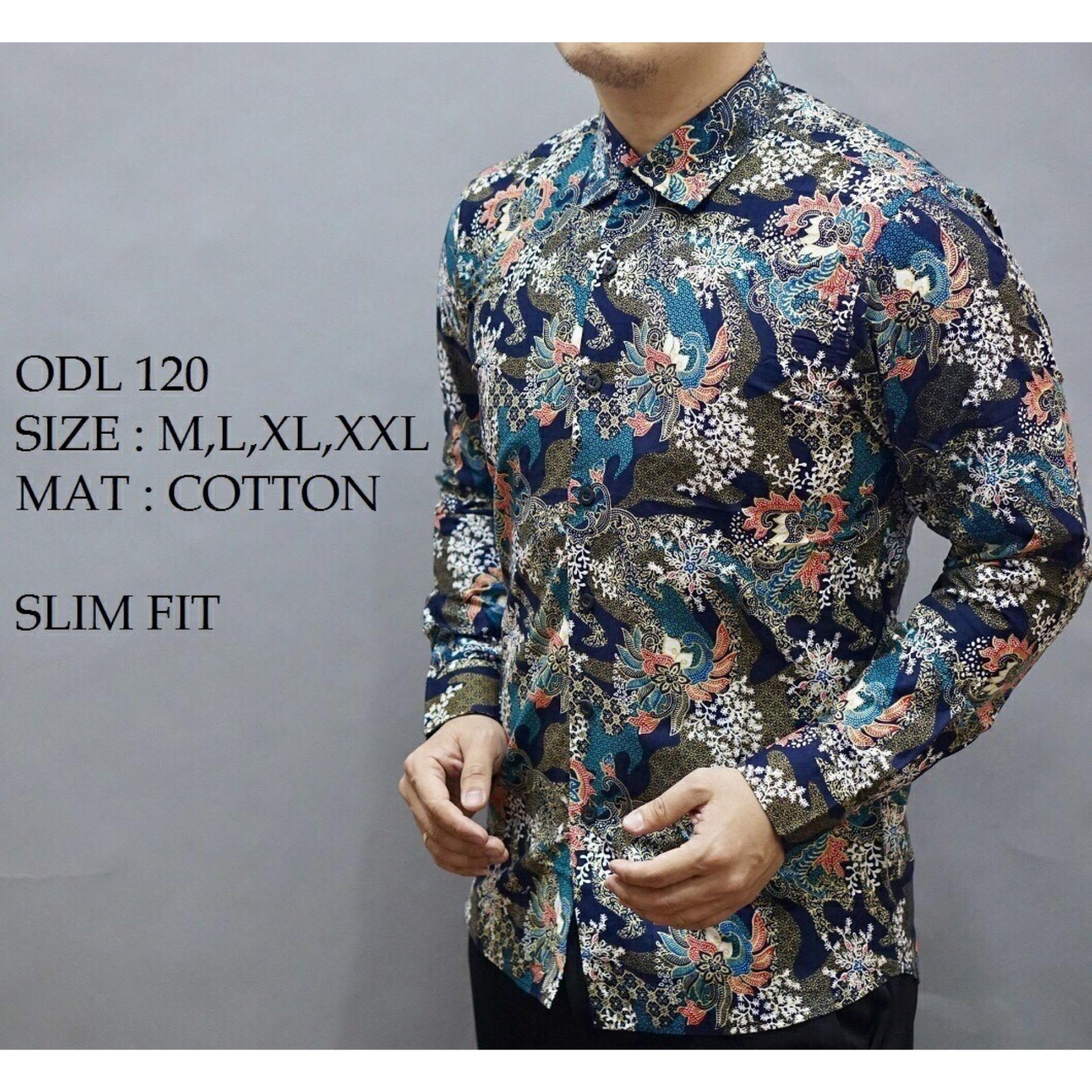 Features Baju Batik Slimfit Lengan Panjang Lb300 Dan Harga Terbaru Baju Batik Slimfit Lengan Panjang D689