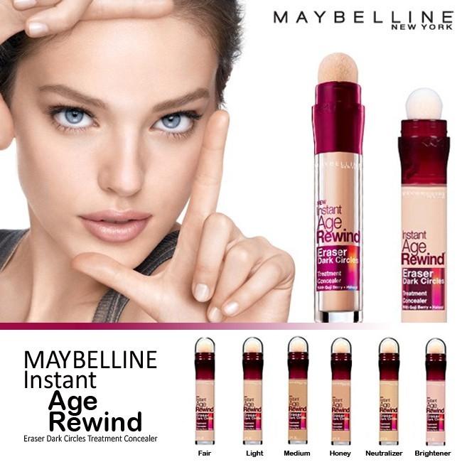 Maybelline Instant Age Rewind Eraser Concealer & Fit Me Concealer Instant fair 110