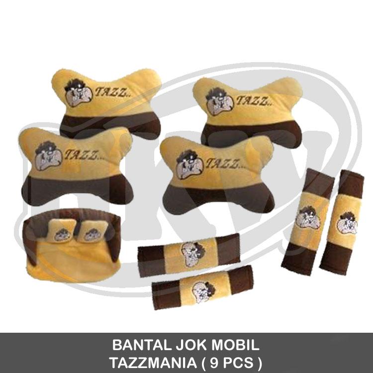 BANTAL JOK MOBIL TAZZMANIA ( 9 PCS )