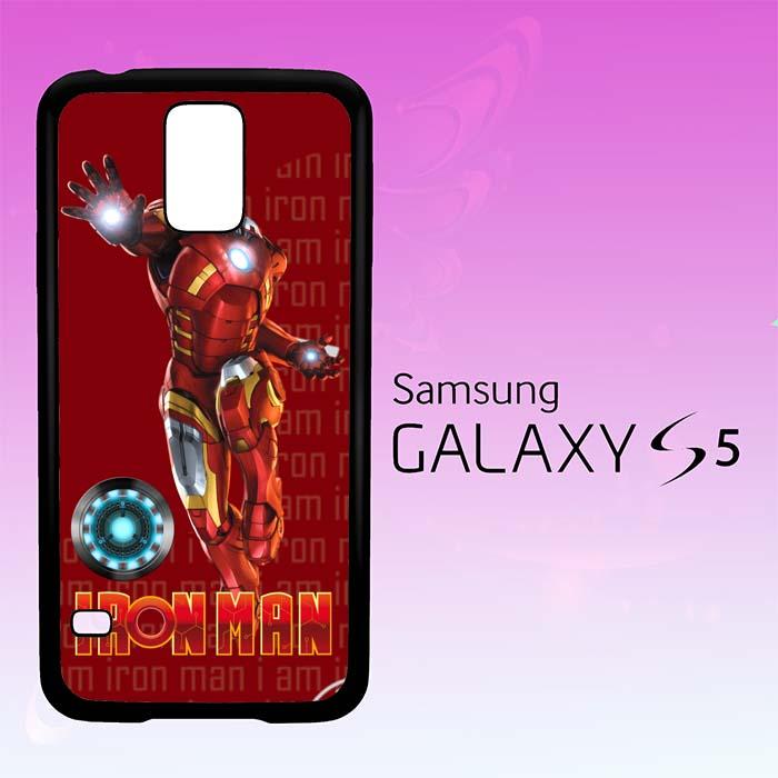 Casing Untuk Samsung Galaxy S5 Iron Man Fan Art X3627