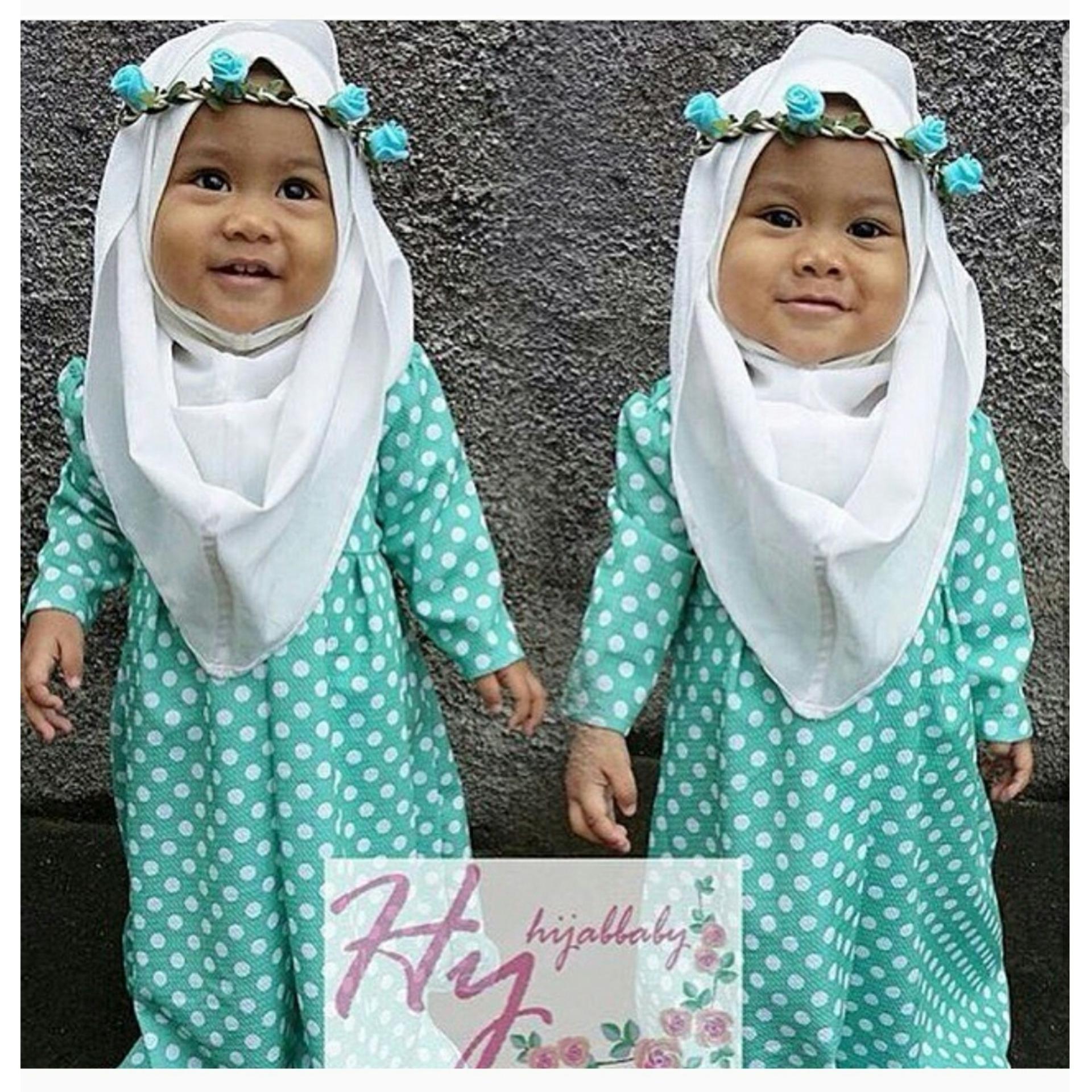 phaducy - Pakaian Anak Perempuan Fashionable - Gamis Kids - Kid Baby Polkadot