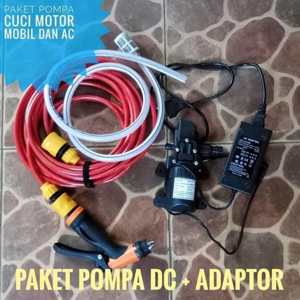 Pompa Cuci Mobil / Motor / AC Portable 80 Psi, 5.5 Bar - Super Hemat Daya / Mesin Steam / Alat Steam Mobil Motor Murah