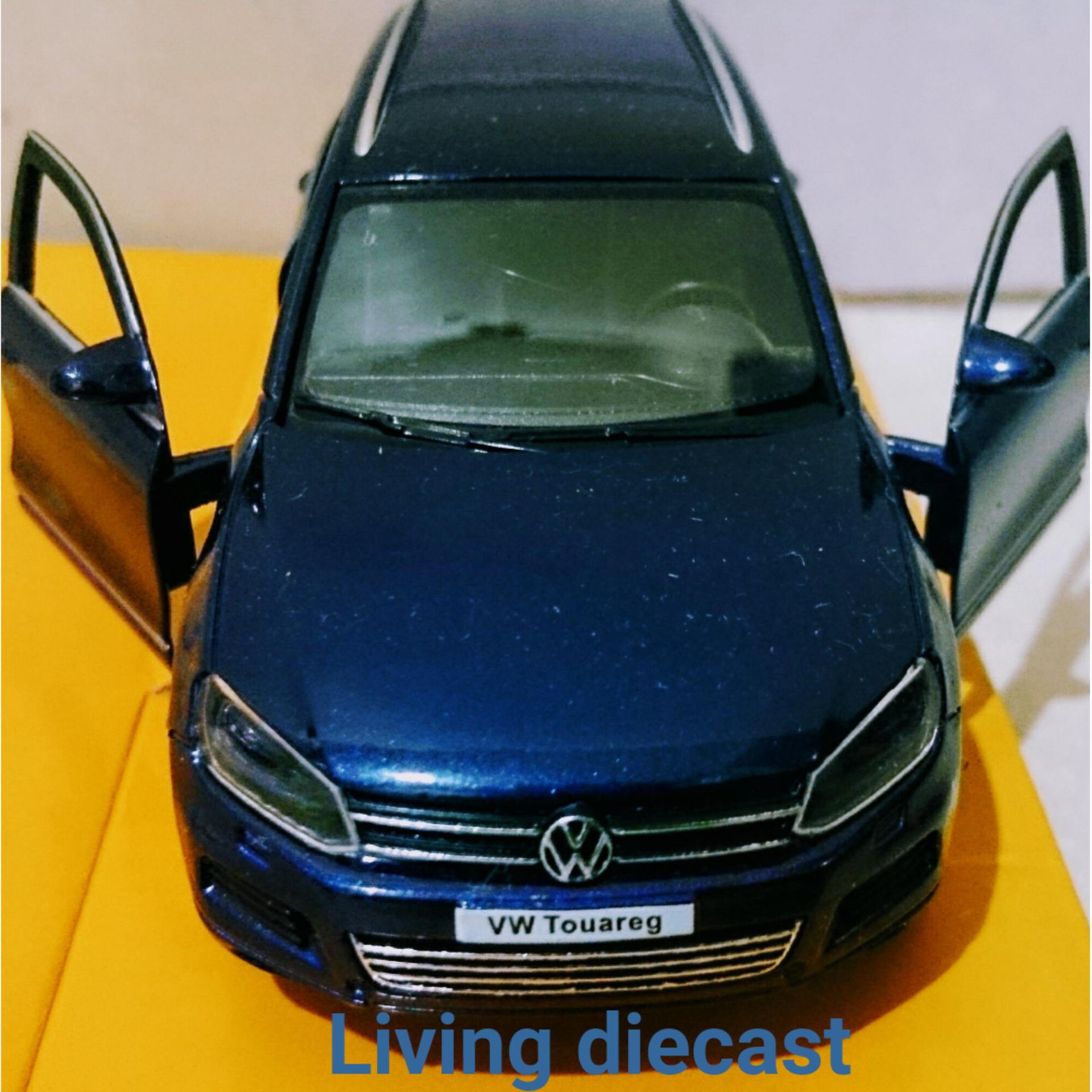 Fitur Diecast Miniatur Mobil Vw Touareg Color Blue Navy Dan Harga