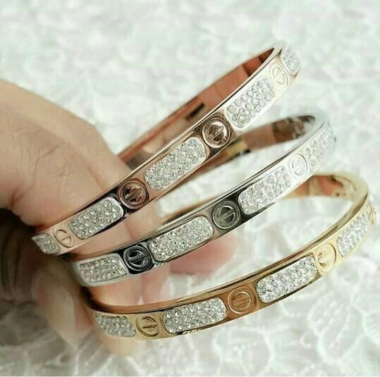 GELANG CARTIER FULL ZIRCON PREMIUM